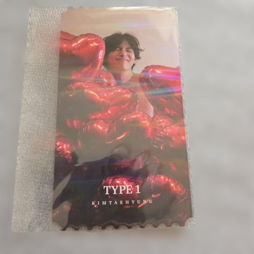 BTS V テヒョン TYPE1 V TOKYO 展示会　フォトチケット