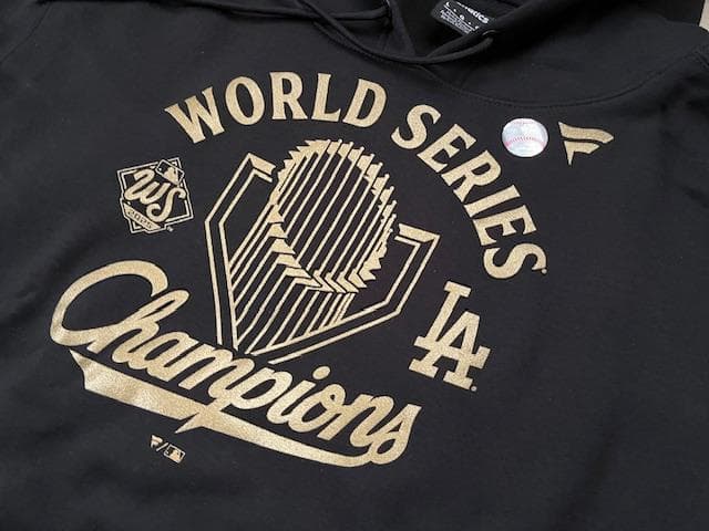 大谷翔平ワールドシリーズ2連覇優勝記念FanaticsパレードブラックフーディL