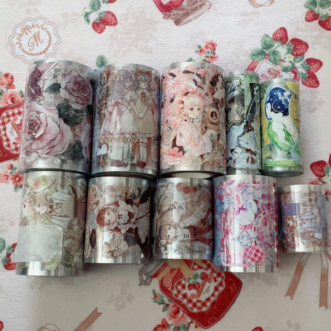 海外マスキングテープ 10点セット