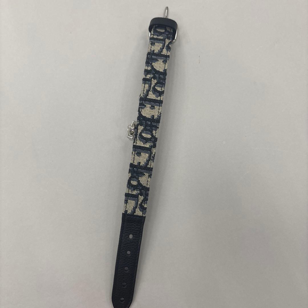 Dior オブリーク ブレスレット パドロックチャーム付き　首輪