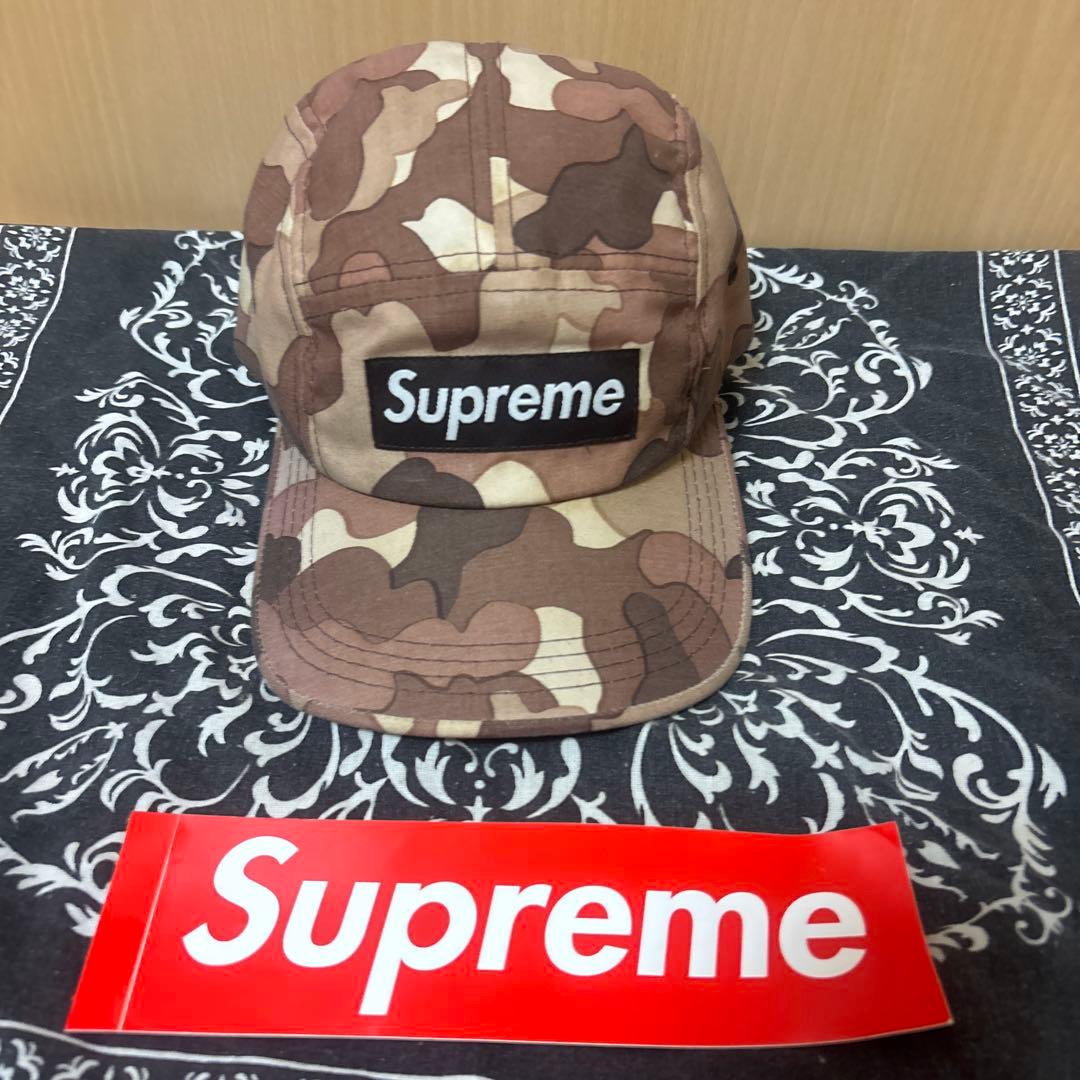 Supreme 迷彩キャップ 調整可能
