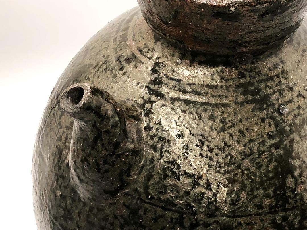 【 苗代川焼 雲助 】　うんすけ　黒もん　黒薩摩　江戸時代