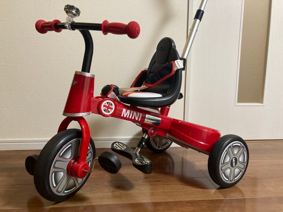 折りたたみ三輪車 MINI 赤 説明書付き