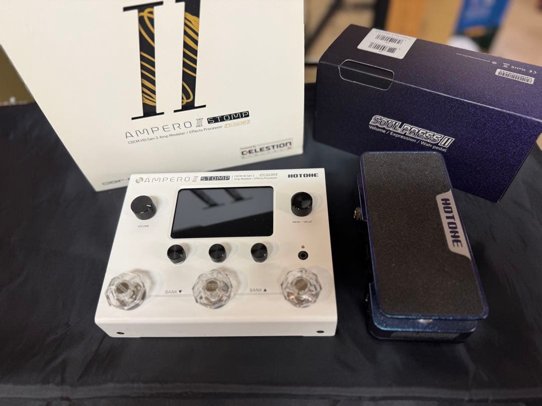 ギター HOTONE AMPERO II STOMP + SOUL PRESSII