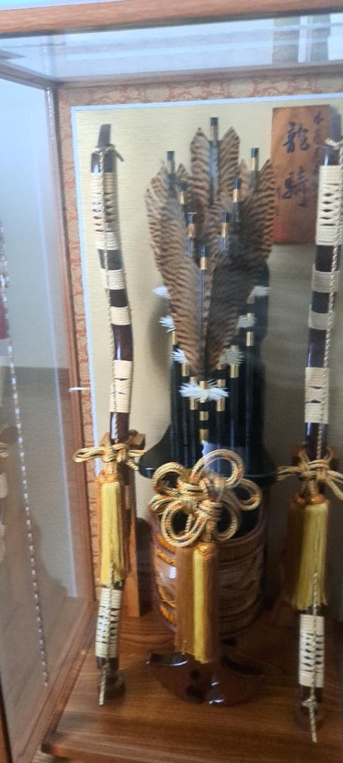 伝統的な日本の武具装飾品 破魔弓（魔除けなどのインテリアにもなります）