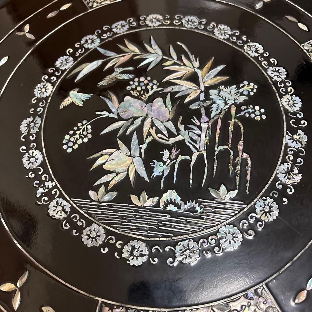 ［送料込み］螺鈿台✴︎アンティークテーブル　インテリア家具