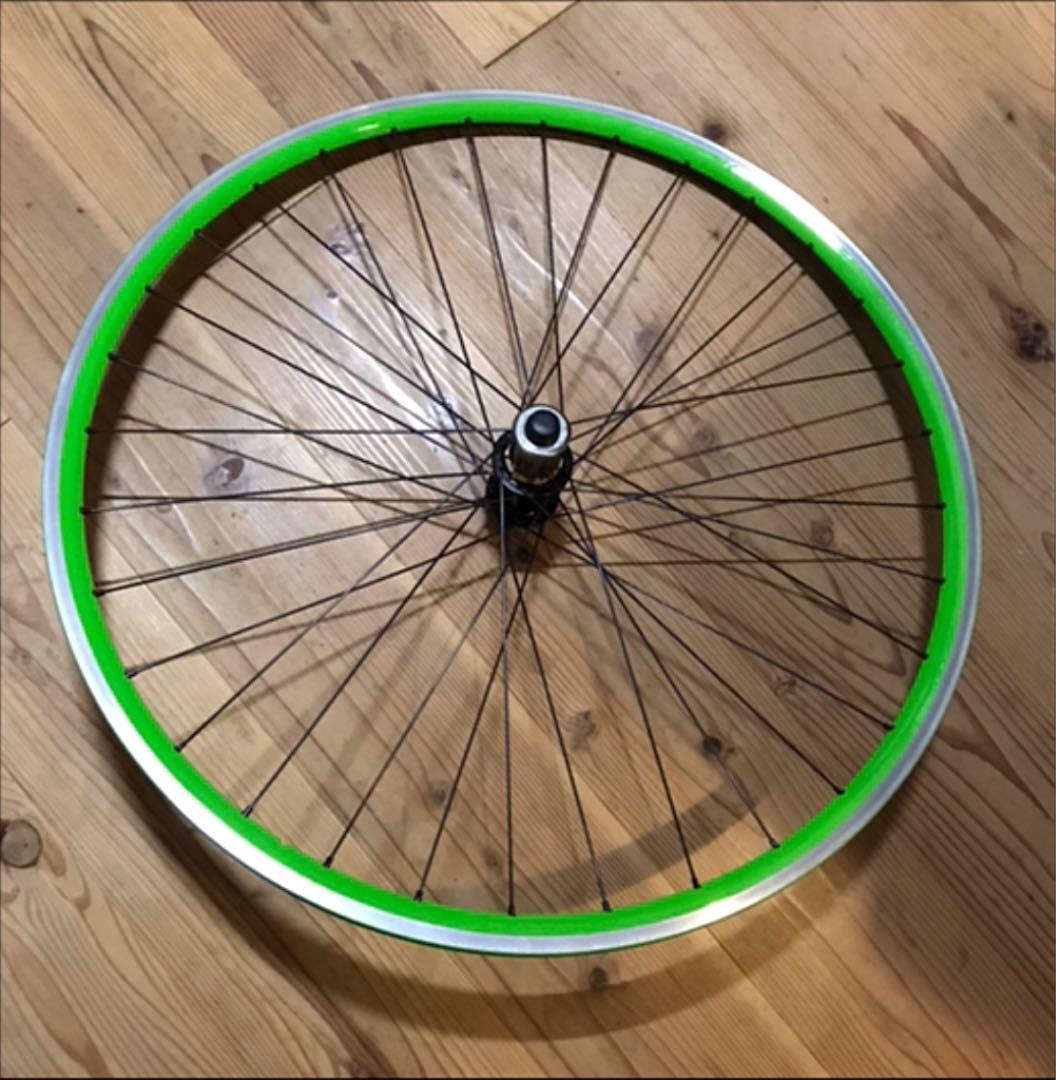 手組みホイール(カンパレコードハブにマビックリムオリジナル塗装700c)