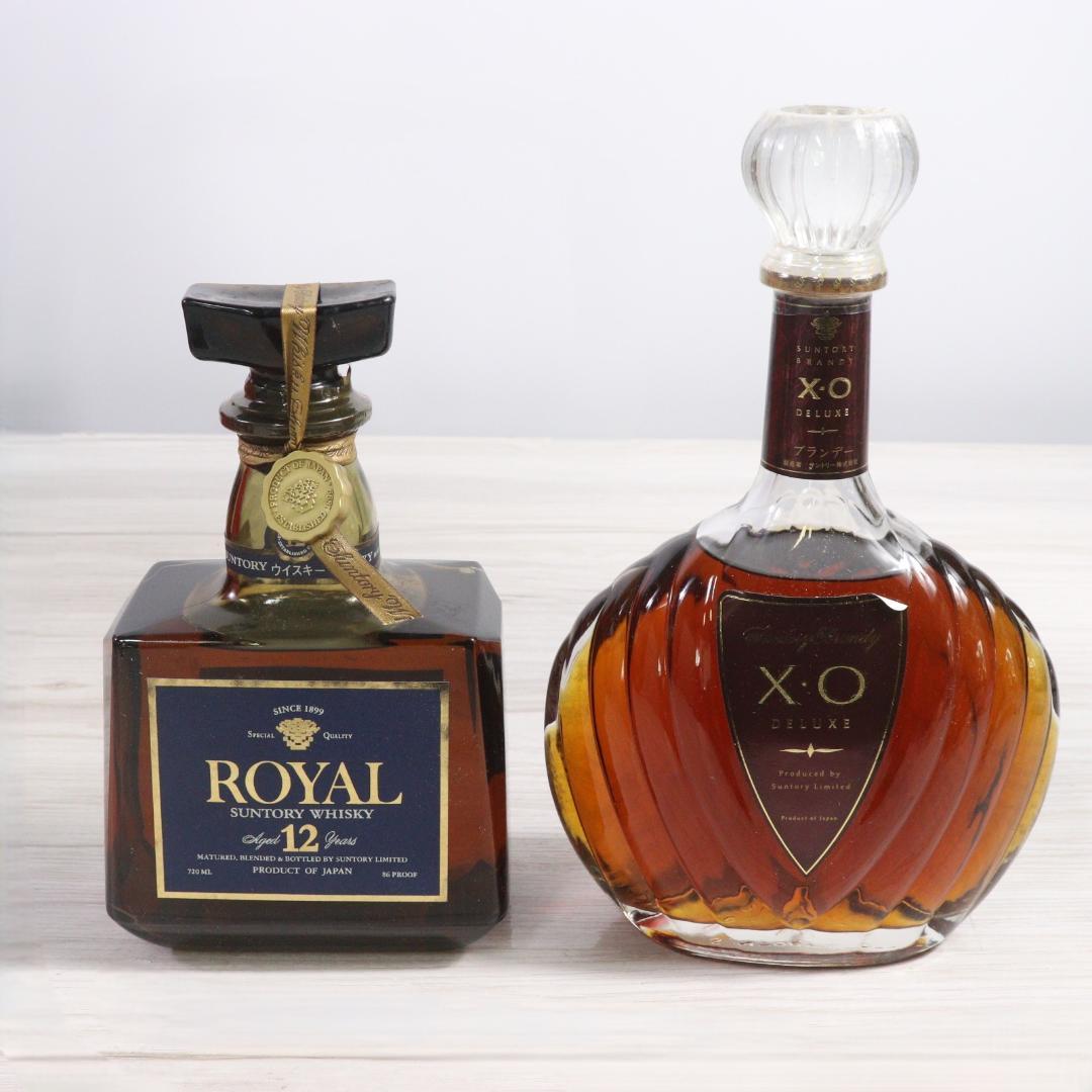 ◆未開栓 2本 サントリー ローヤル プレミアム 12年 ブルーラベル 他