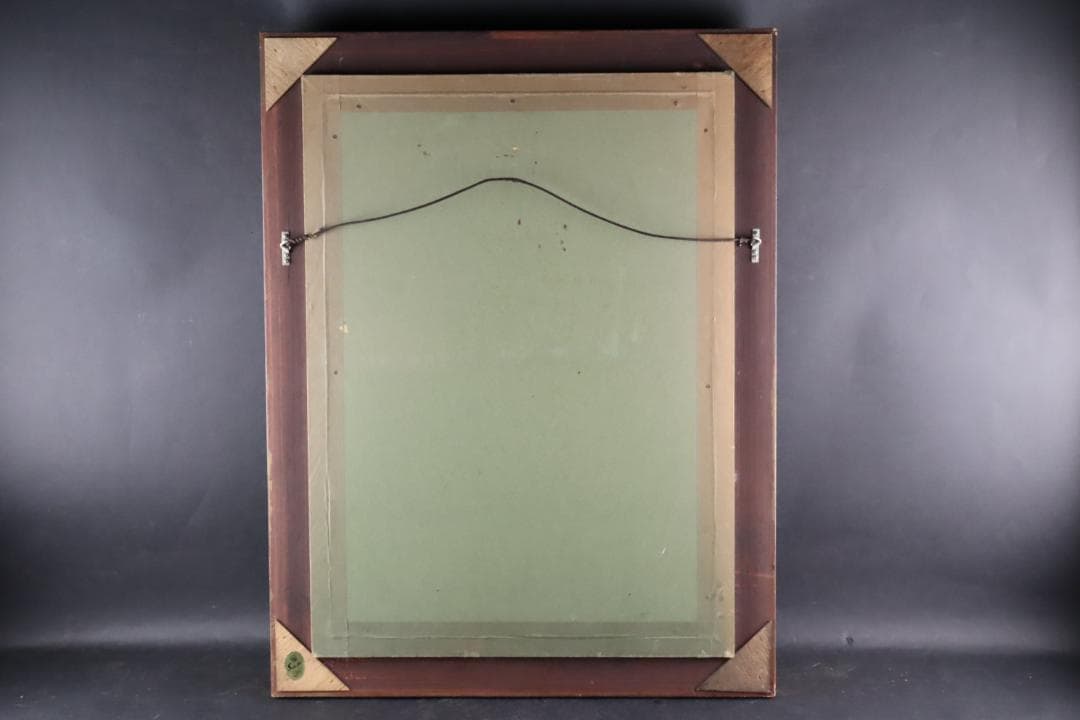 真作保証 19世紀古画 Charles-HenriQuinet 風景画油彩10号