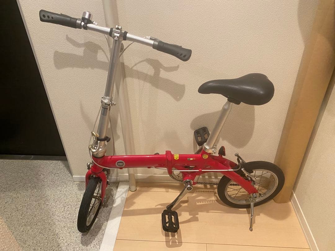 FIAT 折りたたみ自転車 赤