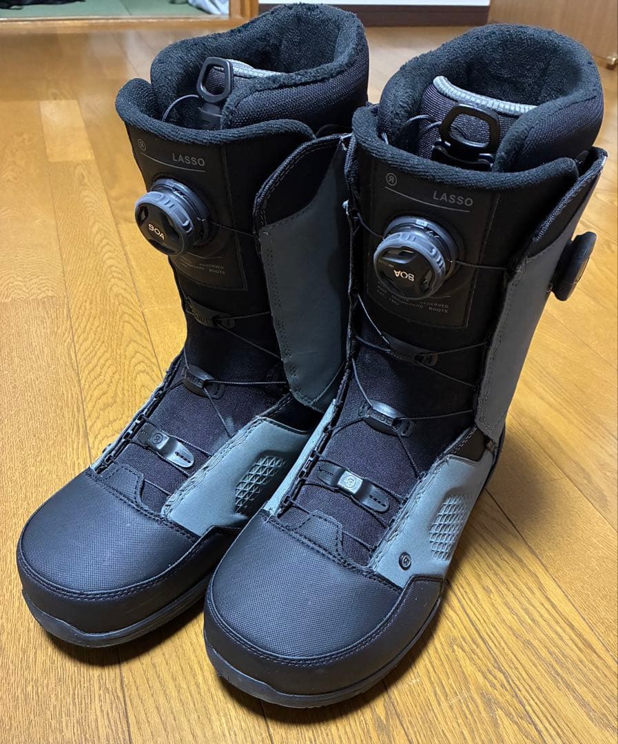 RIDE LASSO BOA US11 グレー/ブラック