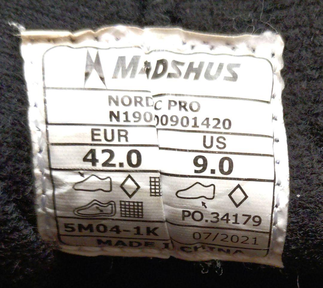 MADSHUS　クロスカントリースキーブーツ　27cm