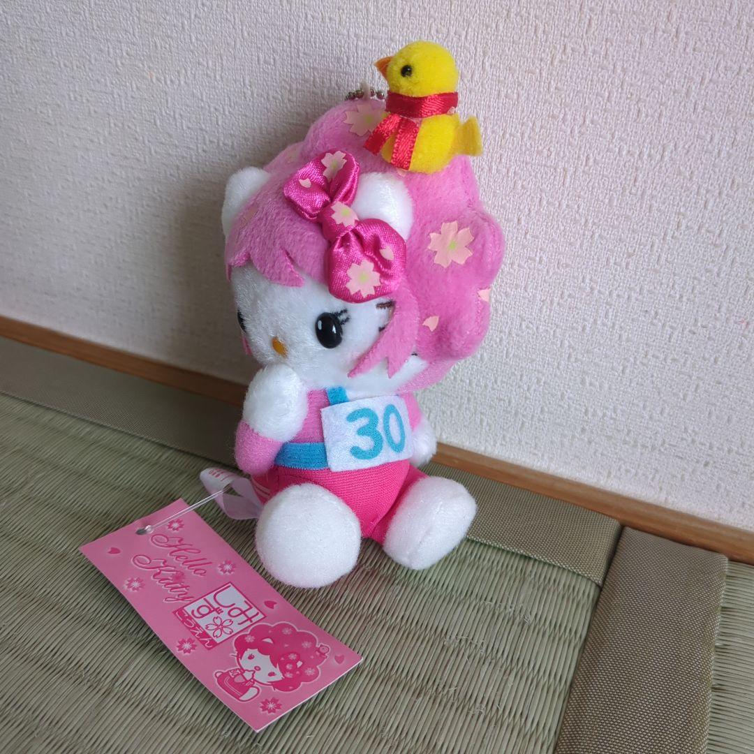 ハローキティ キーホルダー ご当地キティ　清水公園　桜　Kitty限定品　ピンク