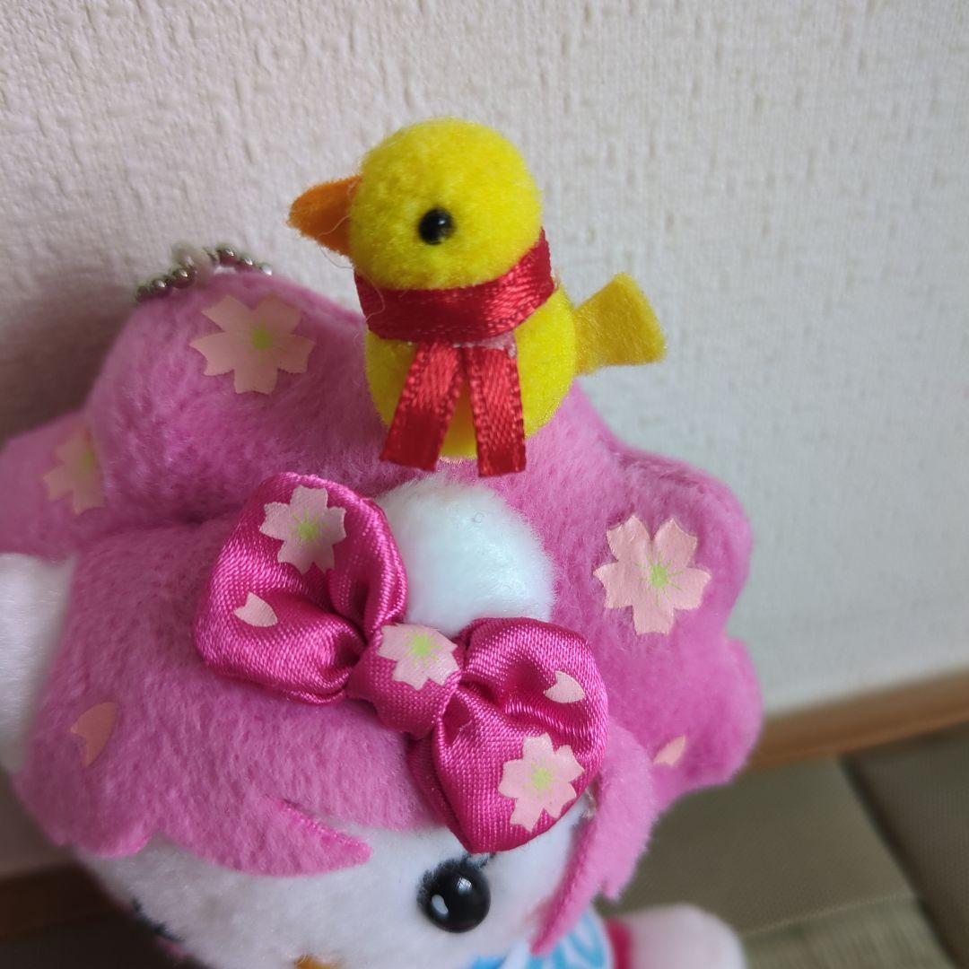 ハローキティ キーホルダー ご当地キティ　清水公園　桜　Kitty限定品　ピンク