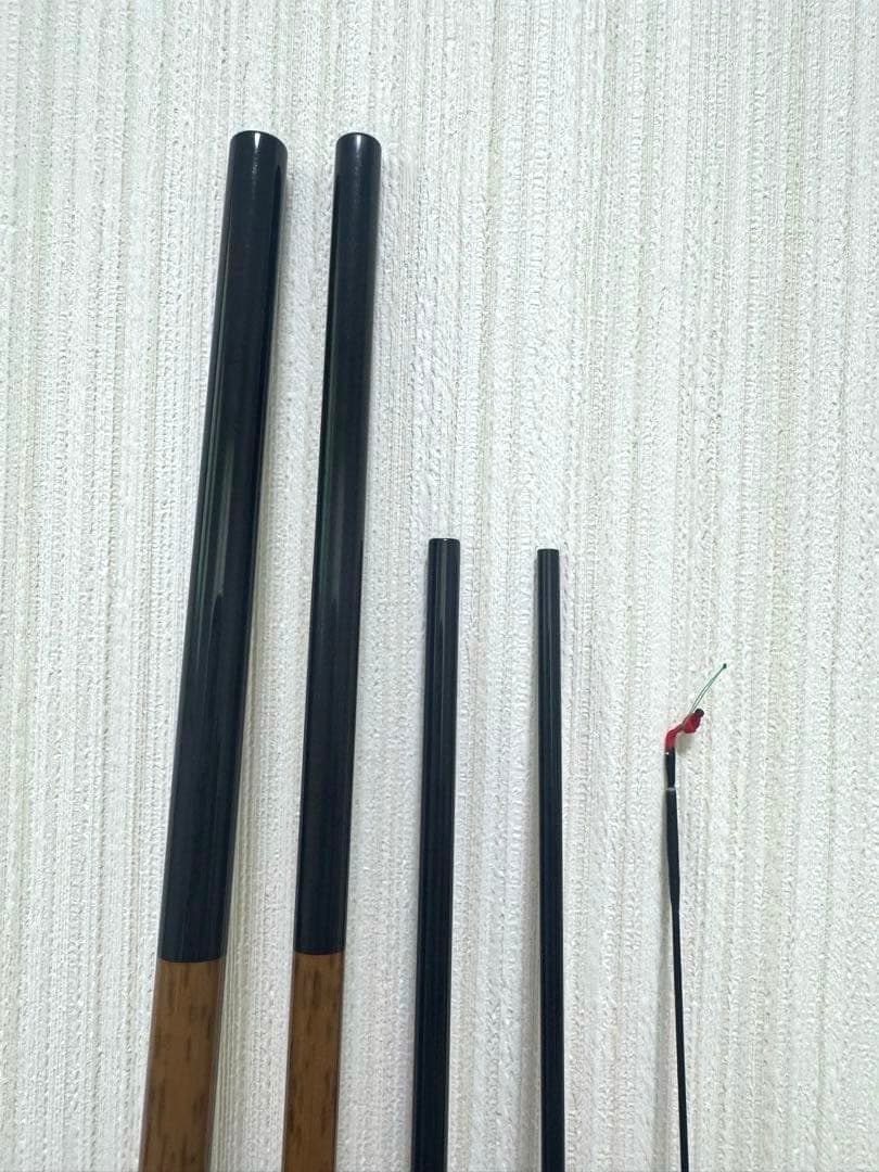 傷ありSHIMANOシマノ 朱紋峰 嵐水 15尺 へら釣竿