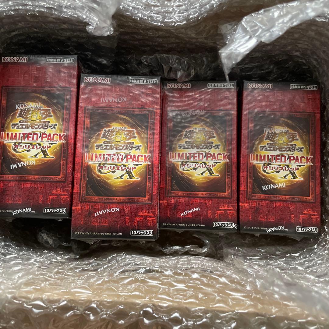 遊戯王　LIMITED PACK オシリスレッド10箱未開封品