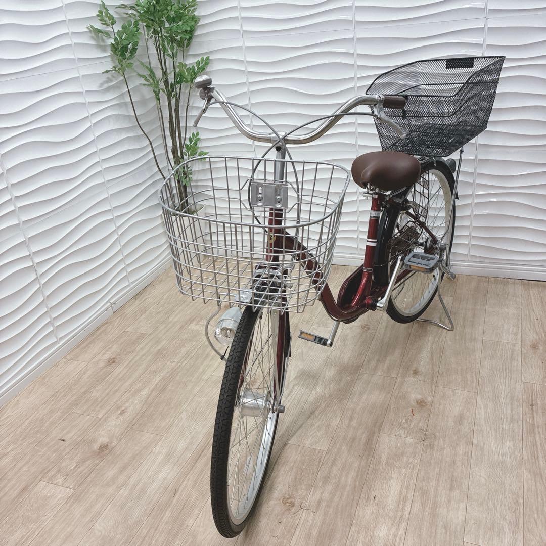 ◇シティサイクル◇ママチャリ◇24インチ◇レッド◇大阪兵庫京都奈良滋賀和歌山◇