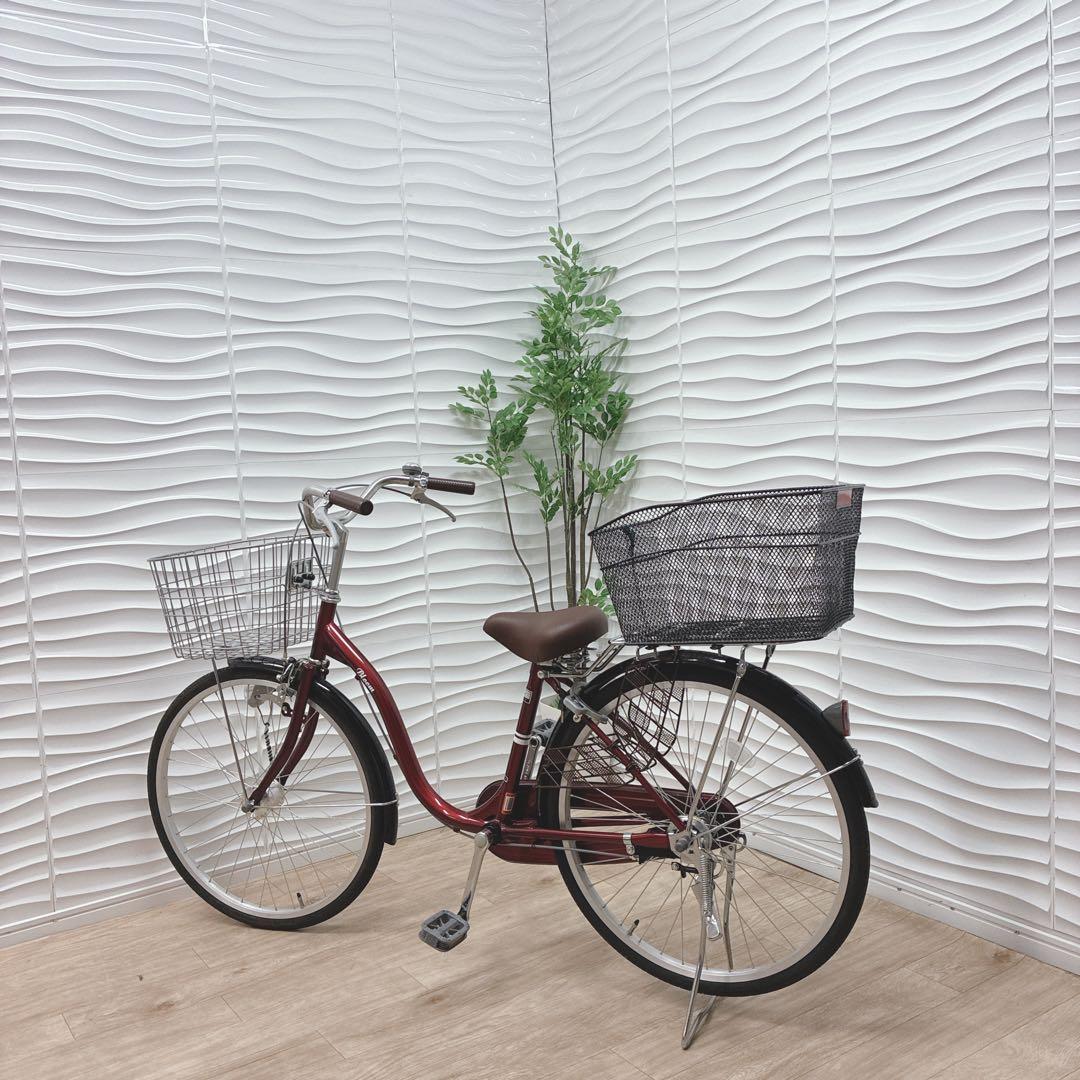 ◇シティサイクル◇ママチャリ◇24インチ◇レッド◇大阪兵庫京都奈良滋賀和歌山◇