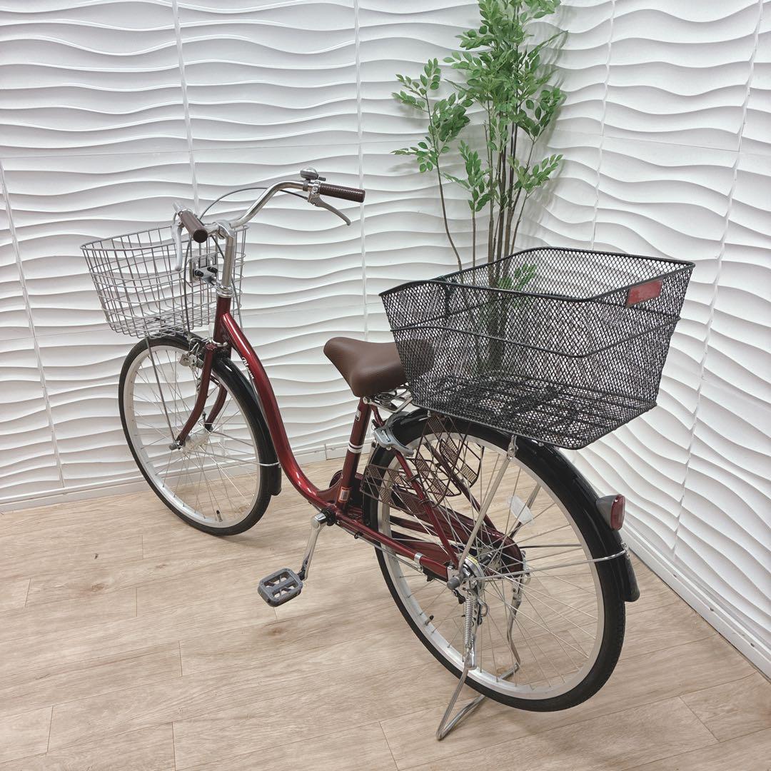 ◇シティサイクル◇ママチャリ◇24インチ◇レッド◇大阪兵庫京都奈良滋賀和歌山◇