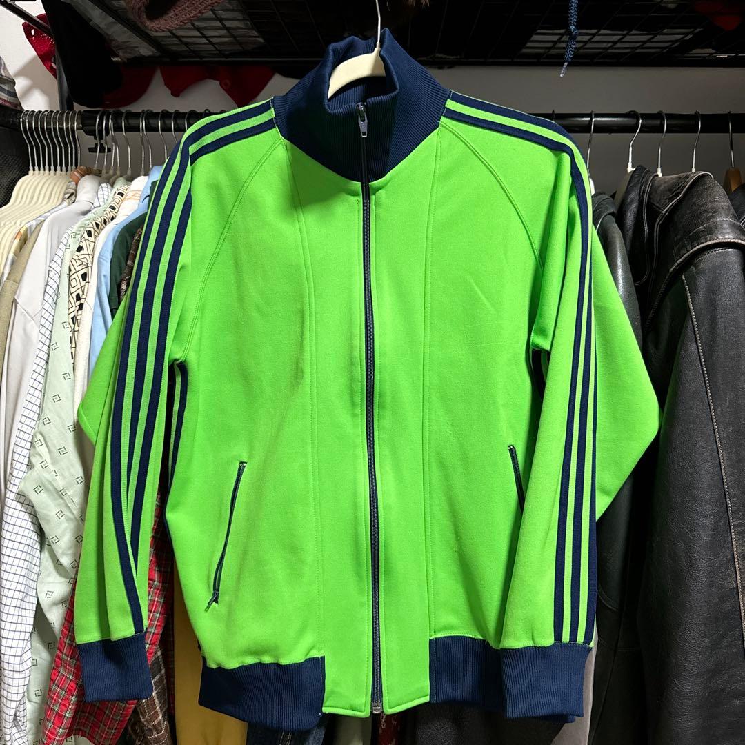 【adidas 80s】ジャージ　ロゴ無し　高配色　古着　vintage