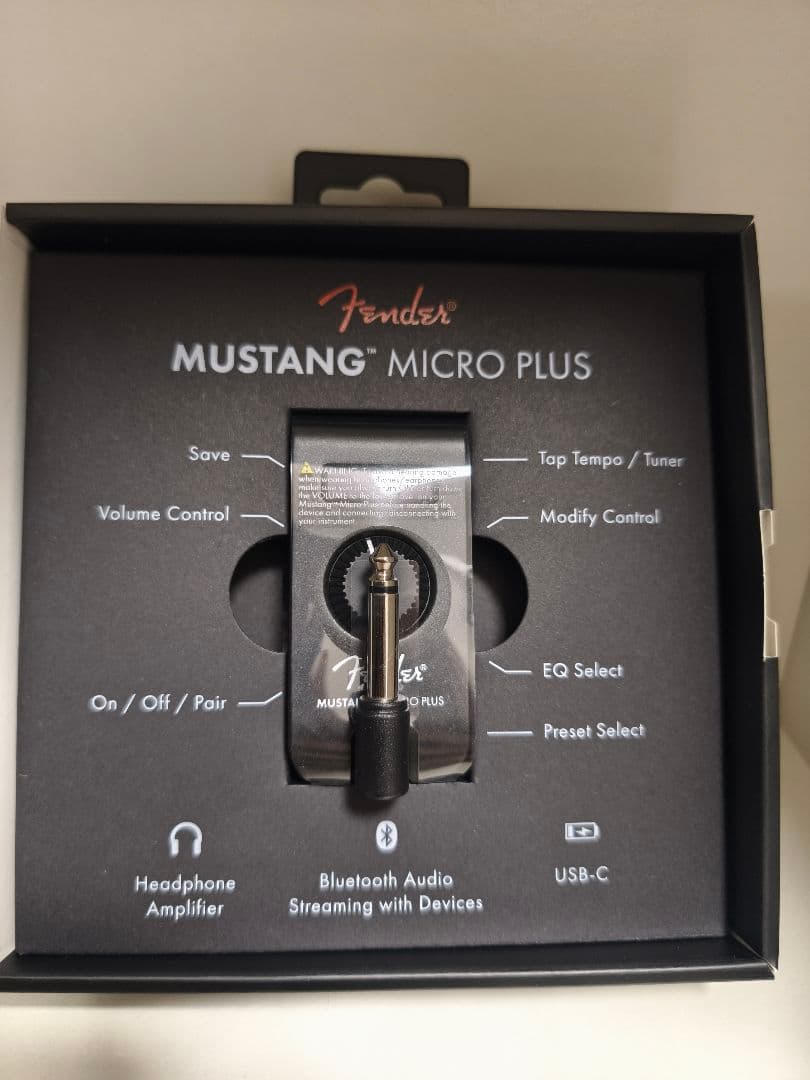 Fender Mustang Micro Plus ギターヘッドフォンアンプ