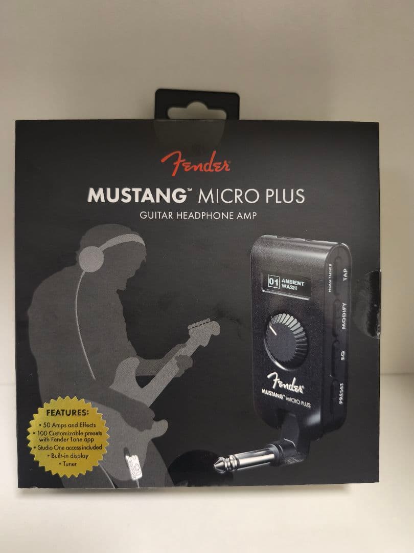 Fender Mustang Micro Plus ギターヘッドフォンアンプ