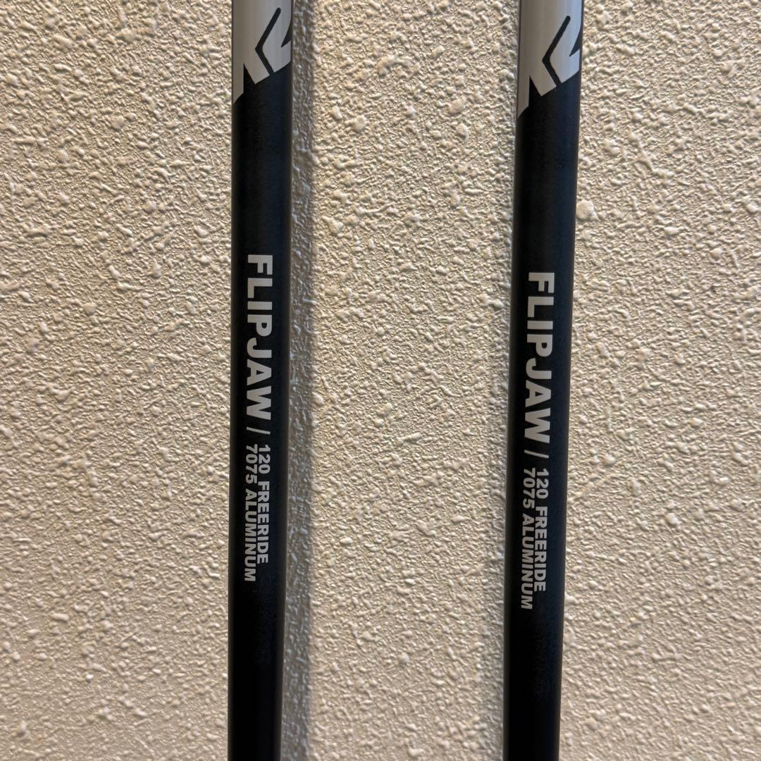 【新品】K2 FLIPJAW スキー ストック 105-120cm