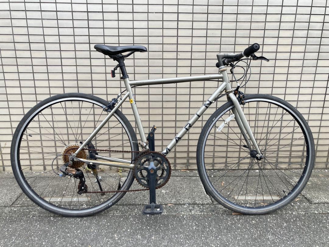 マリン ノバト MARIN NOVATO 前2×後8速 クロモリ フラットバー