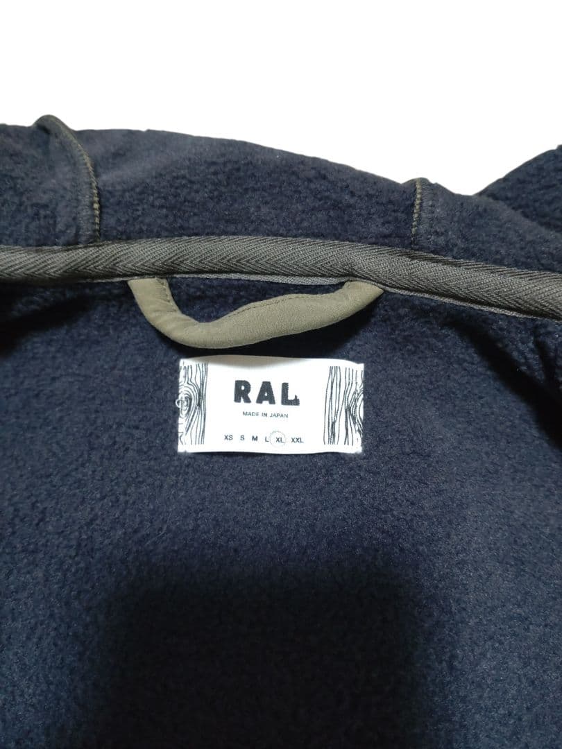 RAL 日本製 中綿フードジャケット XL カーキ