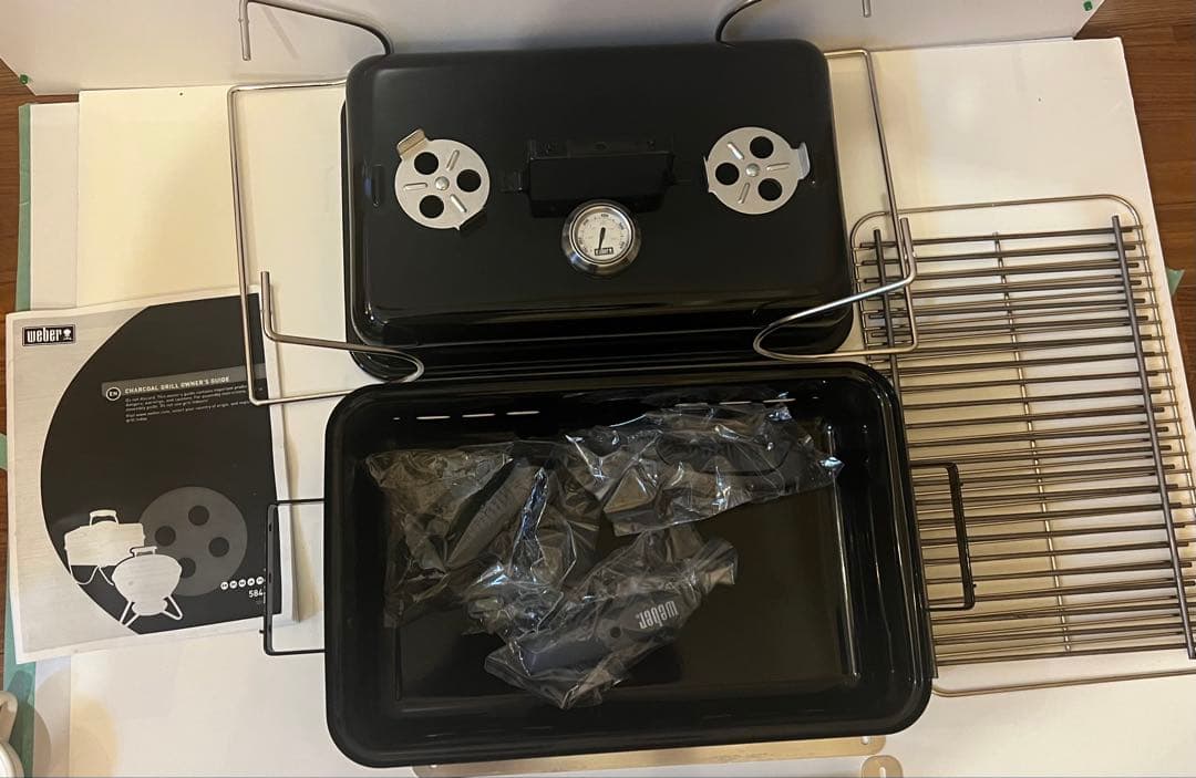 新品未使用長期自宅保管 Weber GO-ANYWHERE チャコールグリル