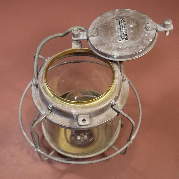 アンティーク ランプ 日本船燈(株) Z種白燈(電気用)　昭和46年6月