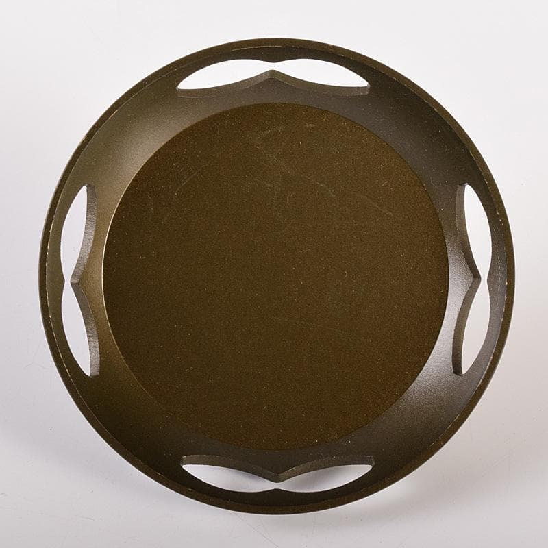 人間国宝　加賀象嵌作家　中川衛作　花文銀象嵌　香りの器　共箱　D　R7776