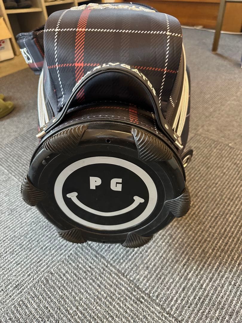 PEARLY GATES チェック柄キャディバッグ 原英莉花　限定品