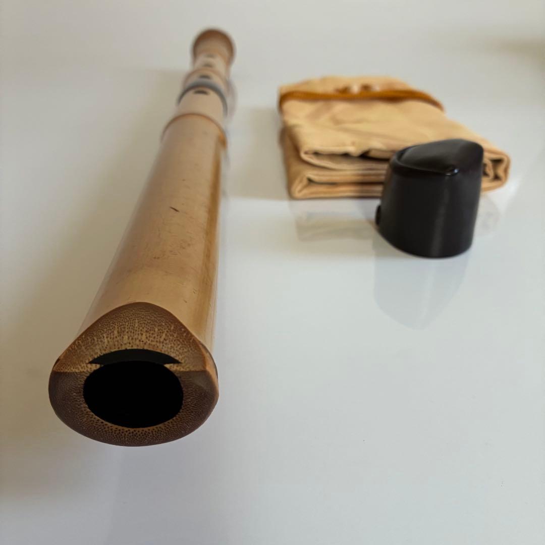 尺八　２代目河野玉水　都山流２尺１寸正寸管(伝統調律)