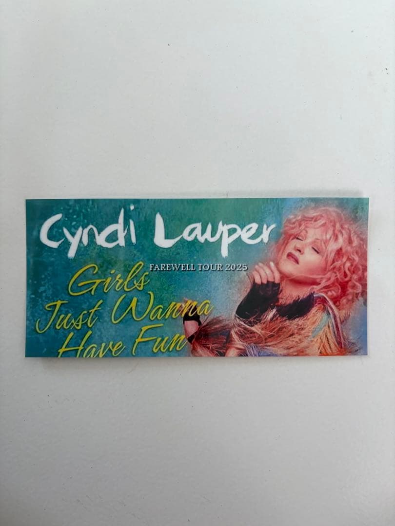 シンディーローパー　特大ポスターパネル　レア　80年代cyndi lauper