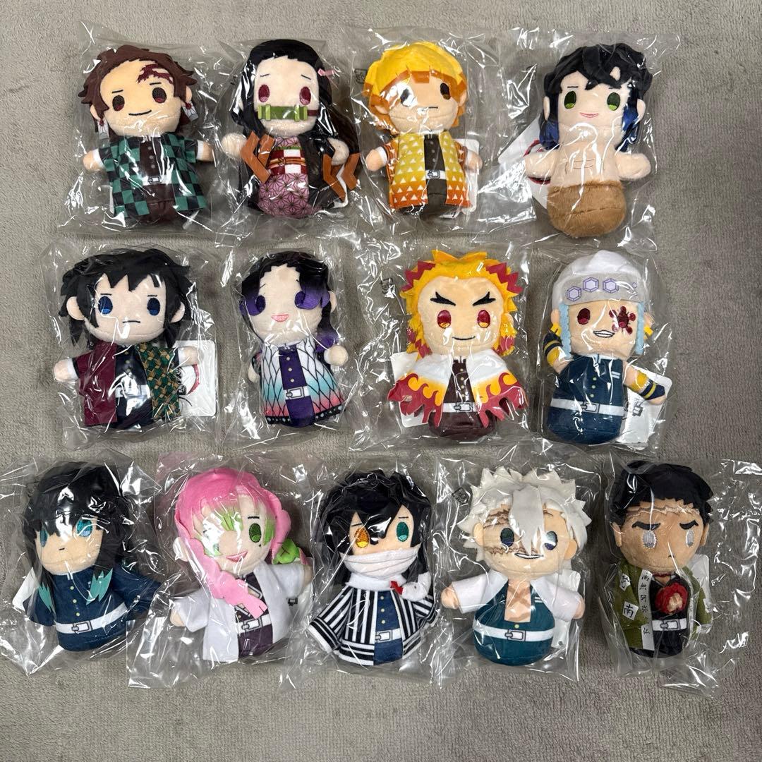 鬼滅の刃　ぽてっとますこっとぬいぐるみ　炭治郎　禰豆子　善逸　伊之助　柱　13種