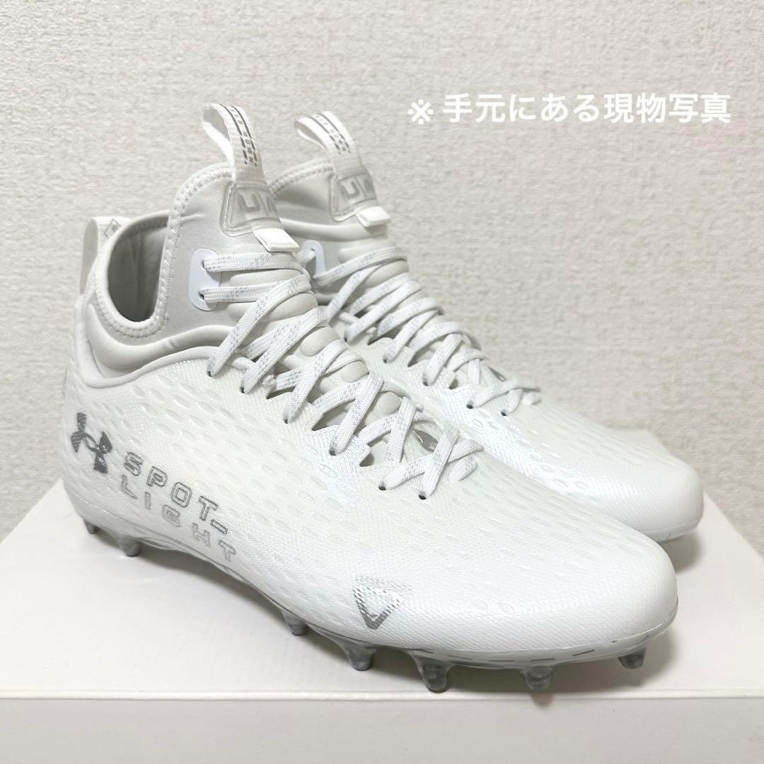 アンダーアーマー 28.5 スポットライト アメフト スパイク シューズ 靴 m