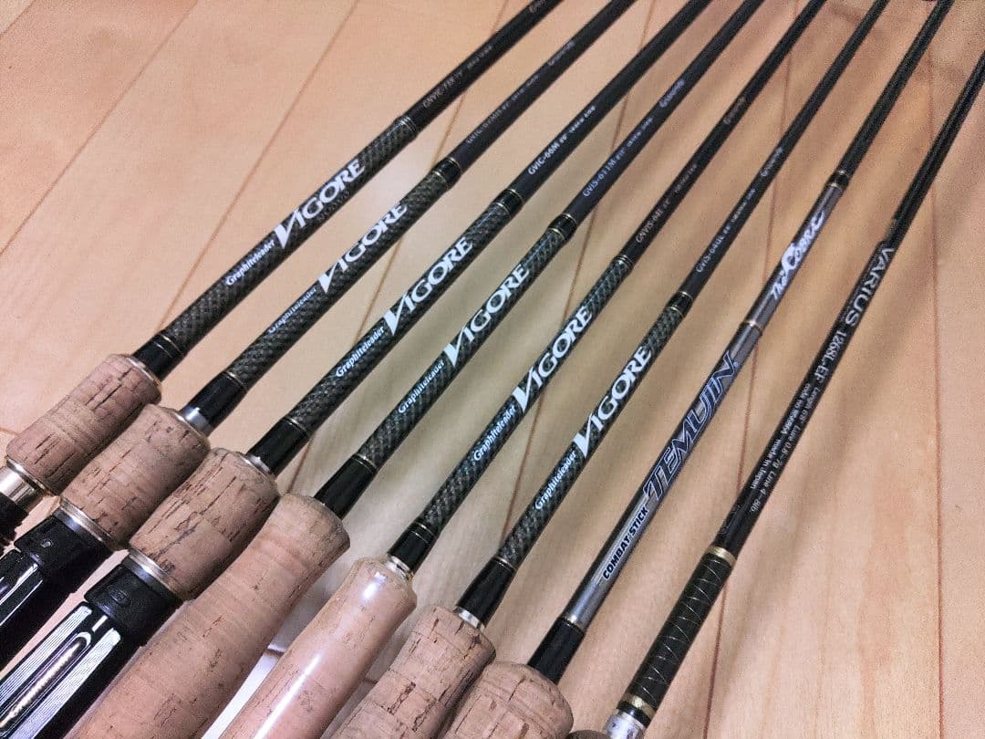 オリムピック　ヴィゴーレ　VIGORE バスロッド 6本　他2本　合計8本セット