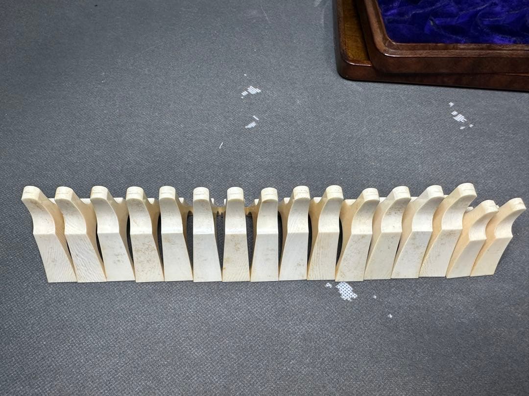 極上　三線　琴柱 筝柱　天然素材 14個セット 和楽器　御琴　御箏琴柱