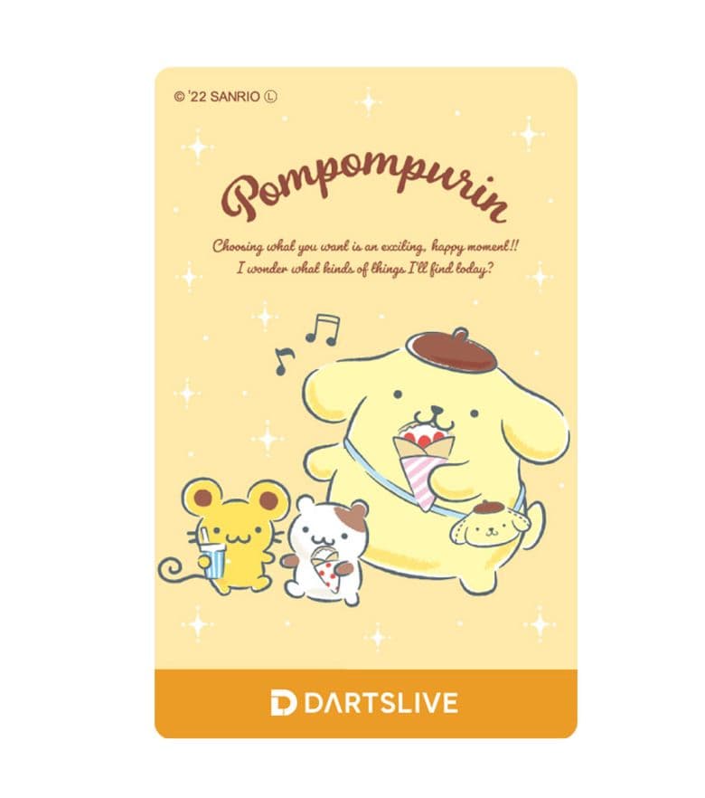 ダーツライブカード ポムポムプリン スコーン マフィン