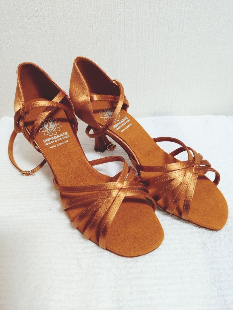 格安新品SUPA 1403ワイドサテンラテンシューズ