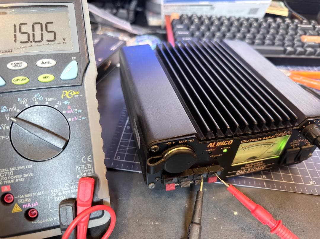 【動作確認済】ALINCO アルインコ 安定化電源 DM-330MV