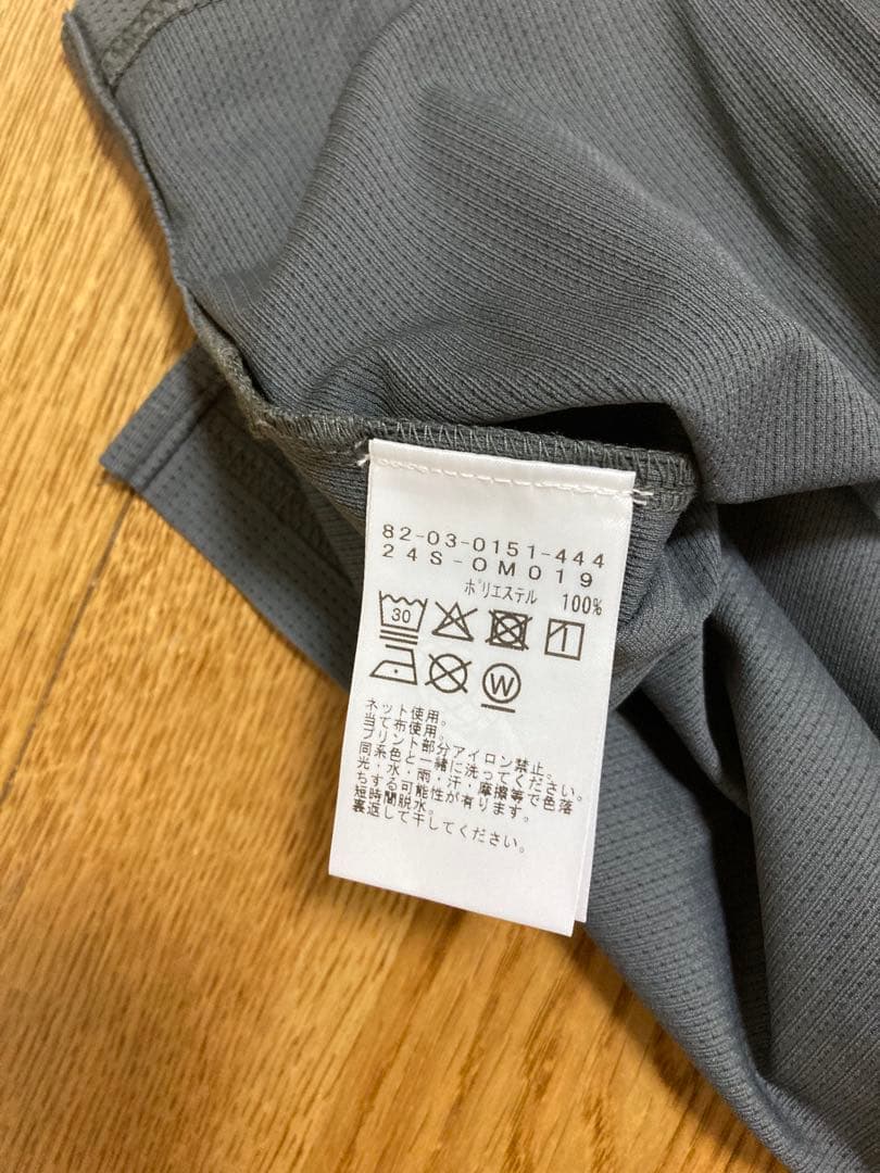 ビームスゴルフ　モックネックシャツ　メンズL グレー