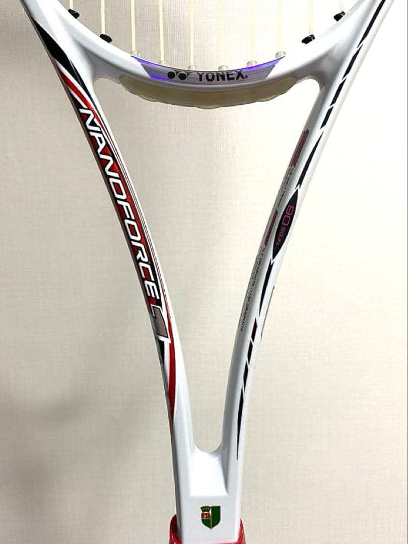 【美品】ソフトテニスラケット YONEX NANOFORCE 1V REV