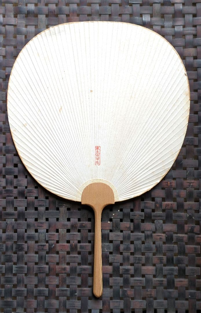 日本製高級うちわ　源氏物語　古道具　希少