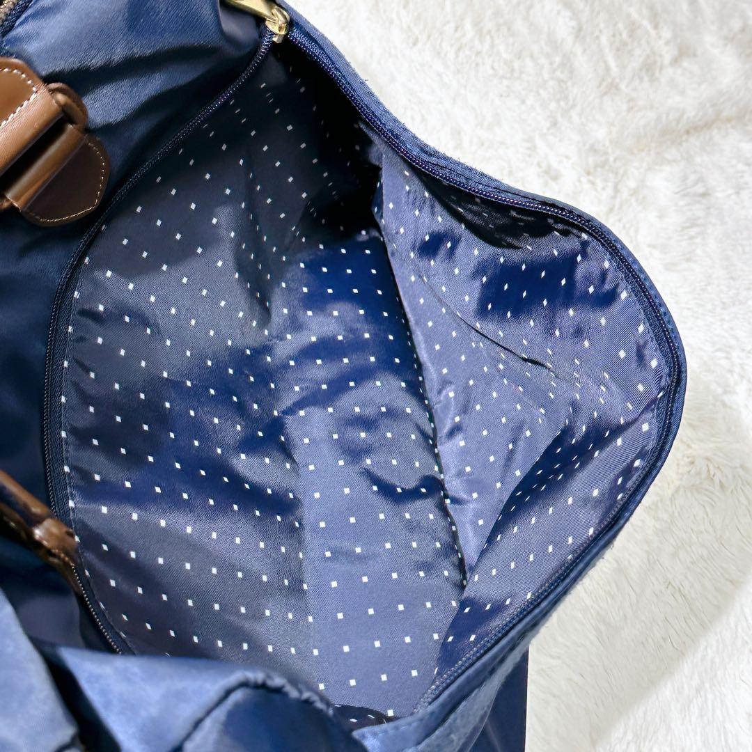 マッキントッシュフィロソフィー ネイビー ナイロン ボストンバッグ2WAY