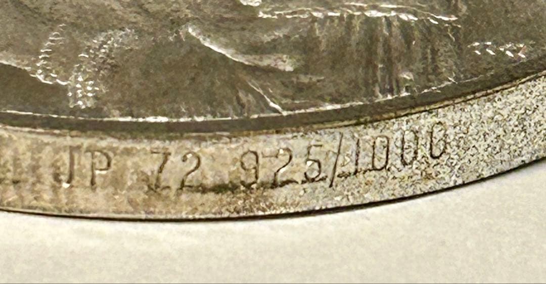 フランクリンミント社銀メダル 約67g レンブラントの『サスキアの肖像』