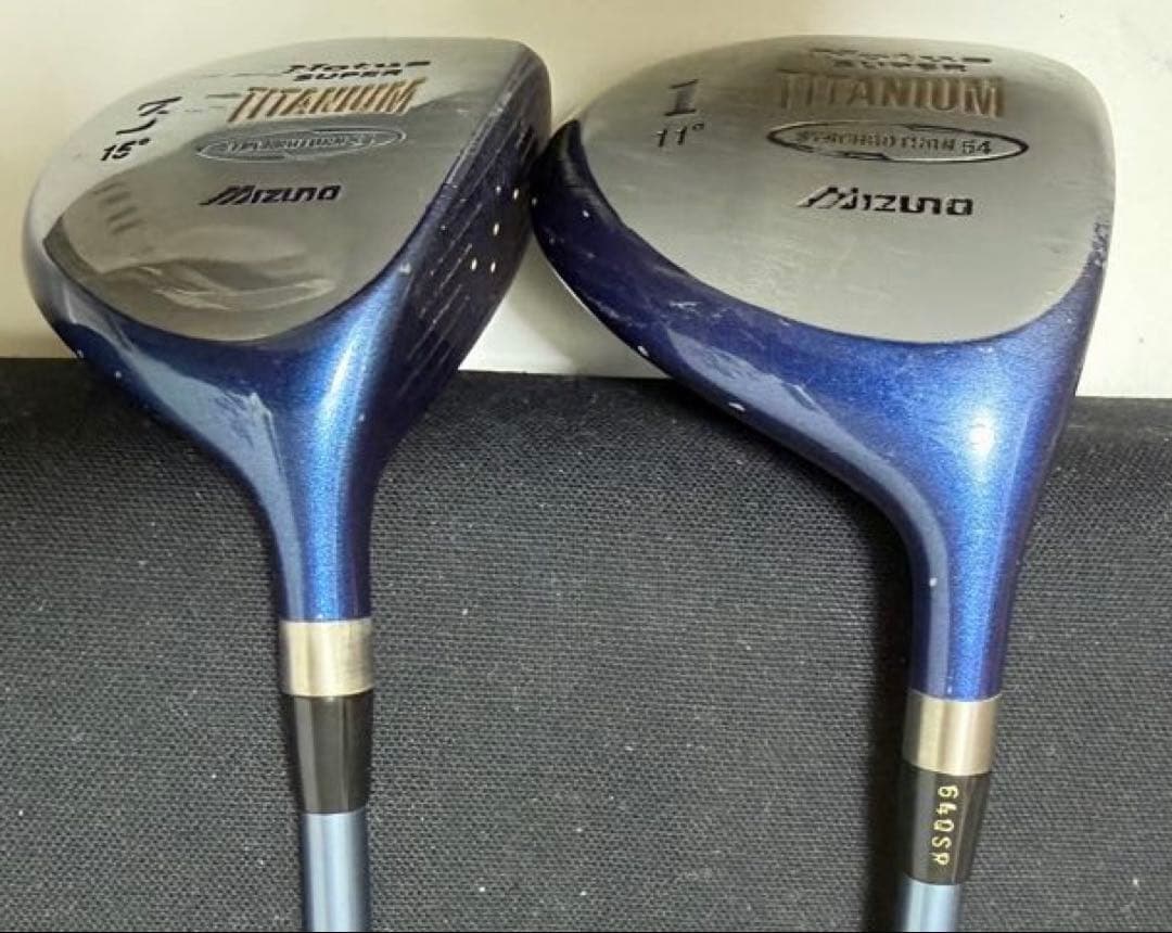 【希少名器】MIZUNO Notus 1w.3w2本セットブルー/F-SR右