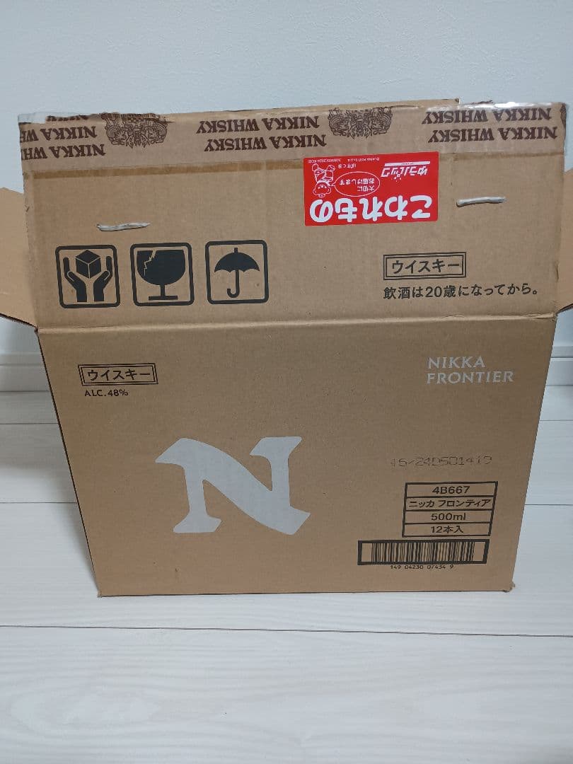 NIKKA FRONTIER ウイスキー 500ml 43%　12本セット