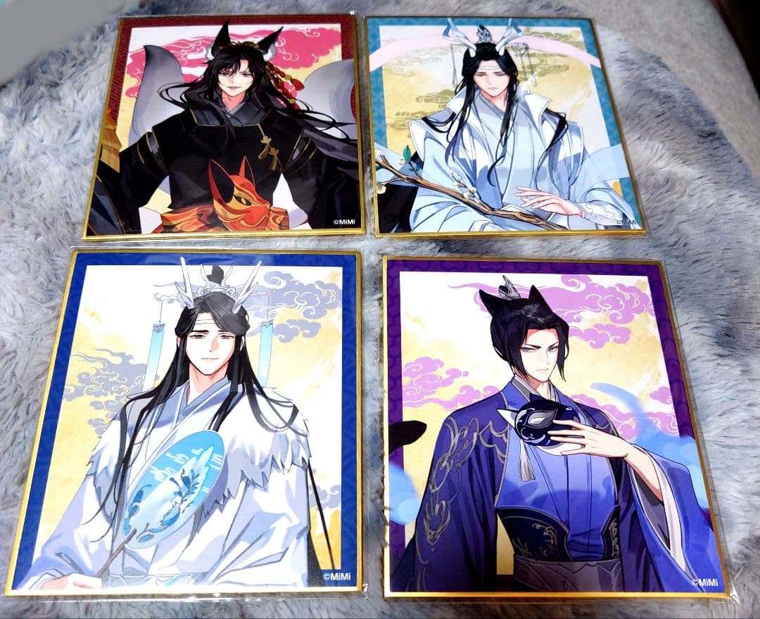 魔道祖師 ミニ色紙 百鬼夜行 魏無羨 藍忘機